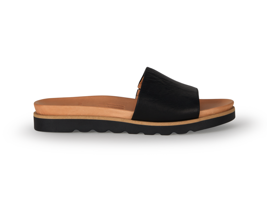 Pantoffel, schwarz