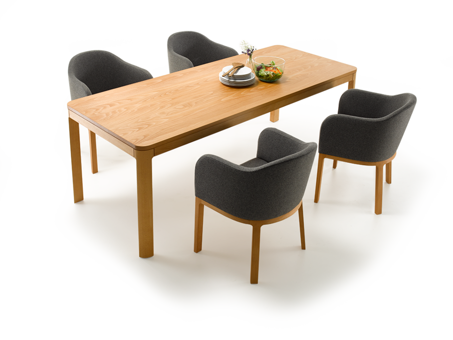 Esstisch Tonda 180 x 90 cm, Buche
