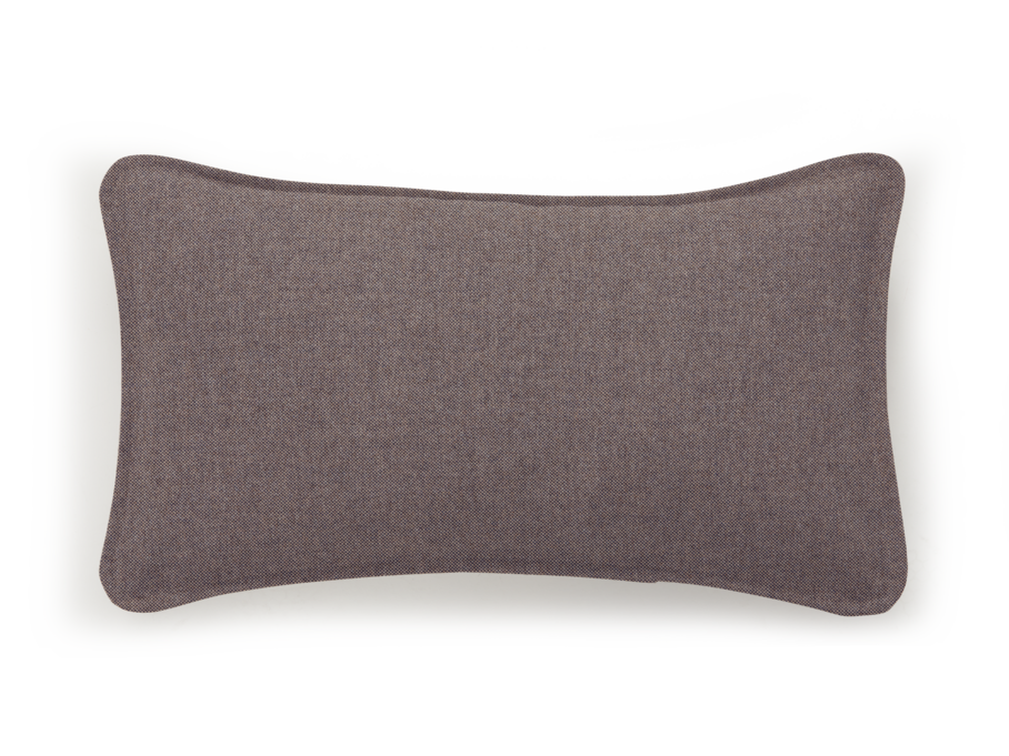 Sofakissen Doppio, 30 x 50 cm, Wollstoff Elverum Torfblau