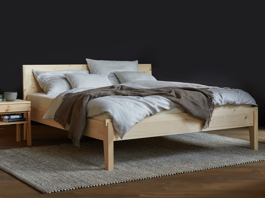 Zirben Traum Set Bett Alpina 180 X 200 Cm Himmlische Wolke Klassik Elastischer Lattenrost 2 X 90 X 200 Cm Grune Erde