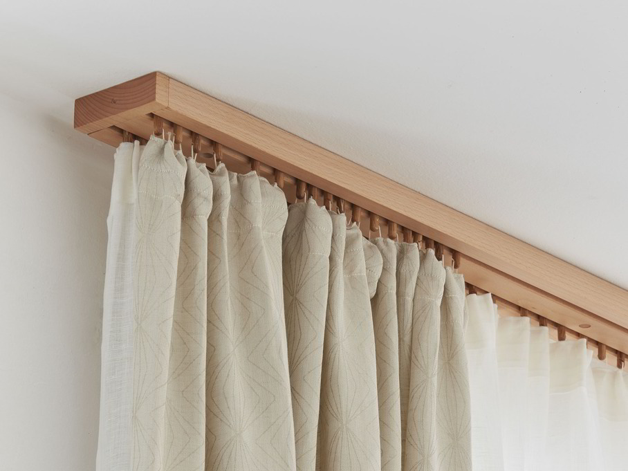 Vorhangstange Listello Eckig 2 Laufig Grune Erde