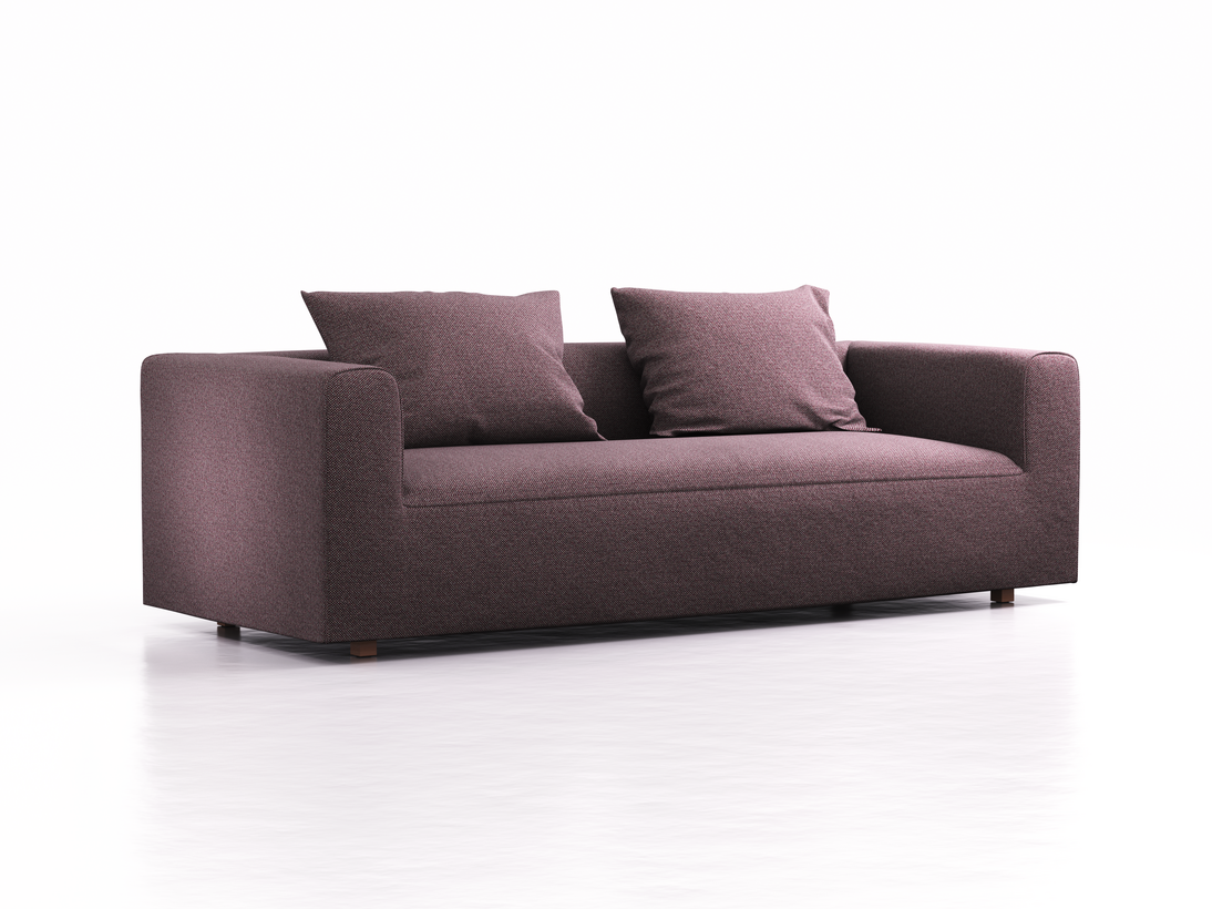 3er-Sofa Sereno | Grüne Erde