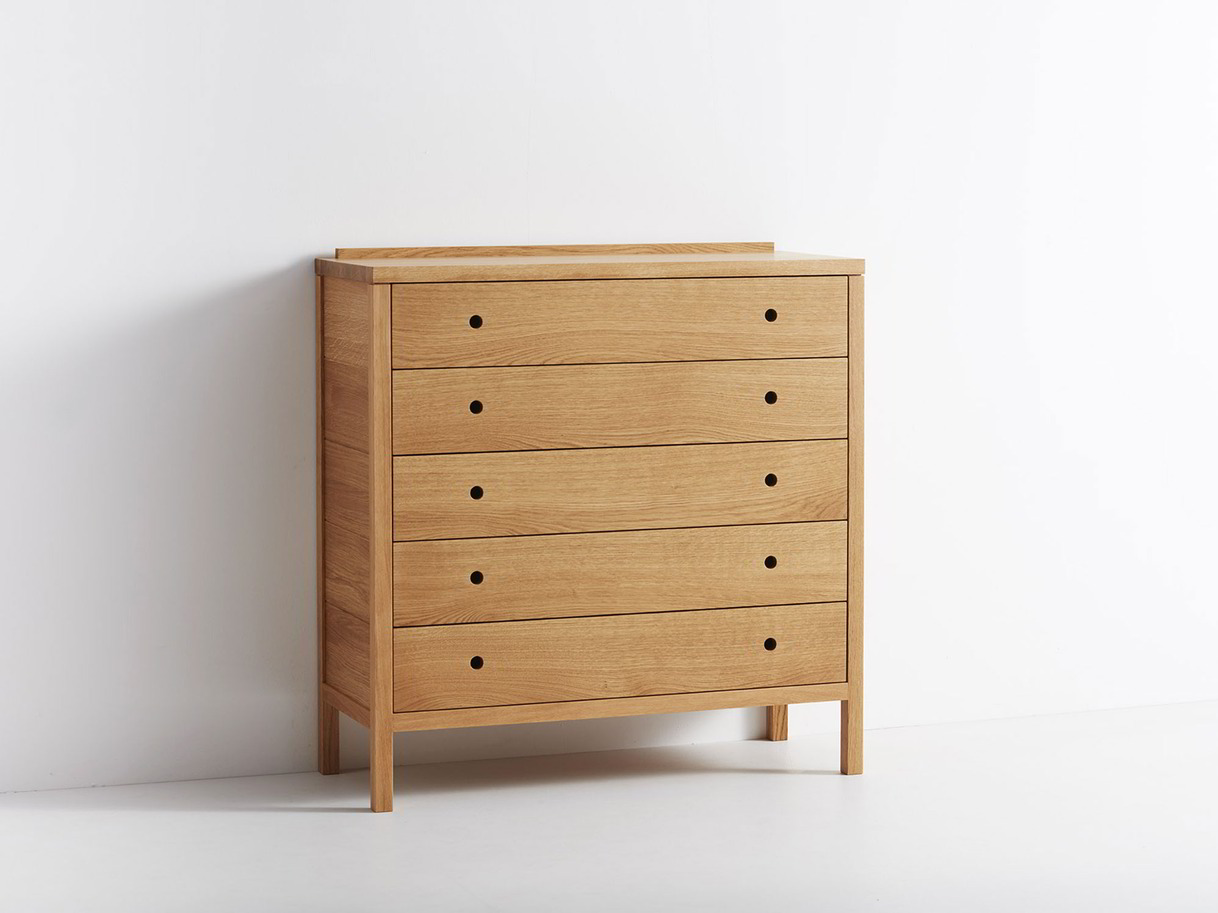 Ettore Ladenschrank mit 5 Laden | Grüne Erde