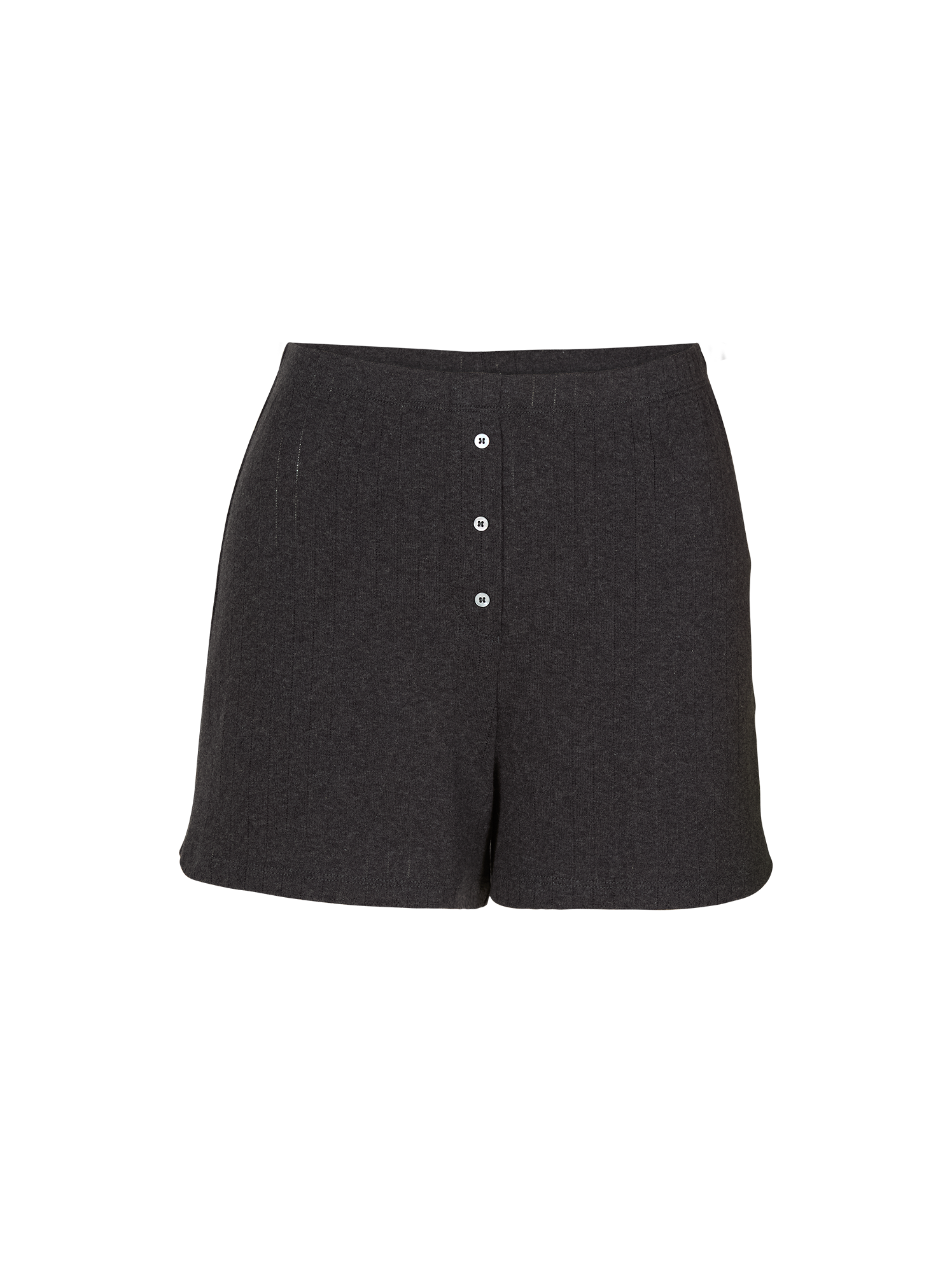 Shorts, schiefer melange