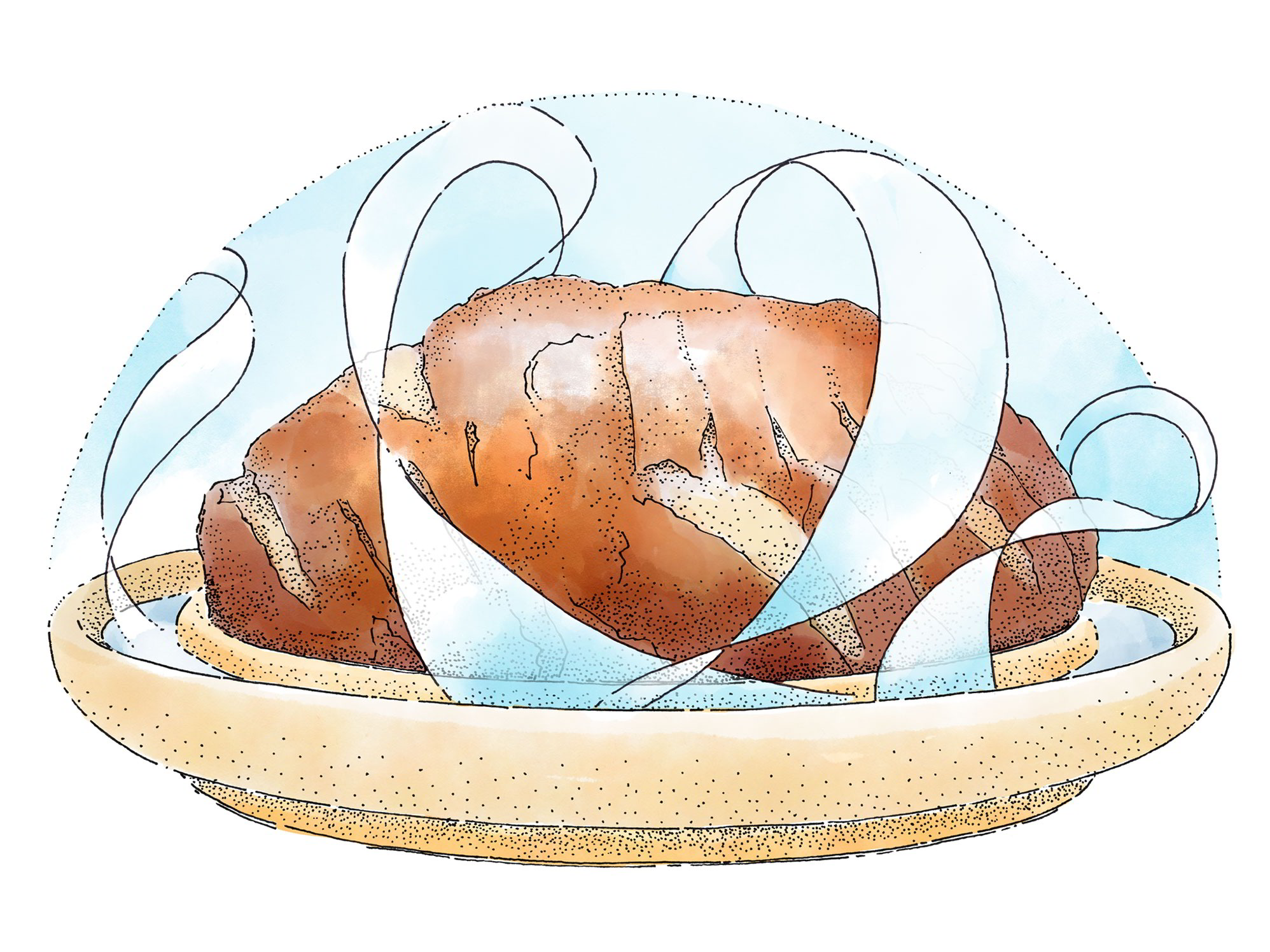 Brotbackplatte aus Spezialkeramik