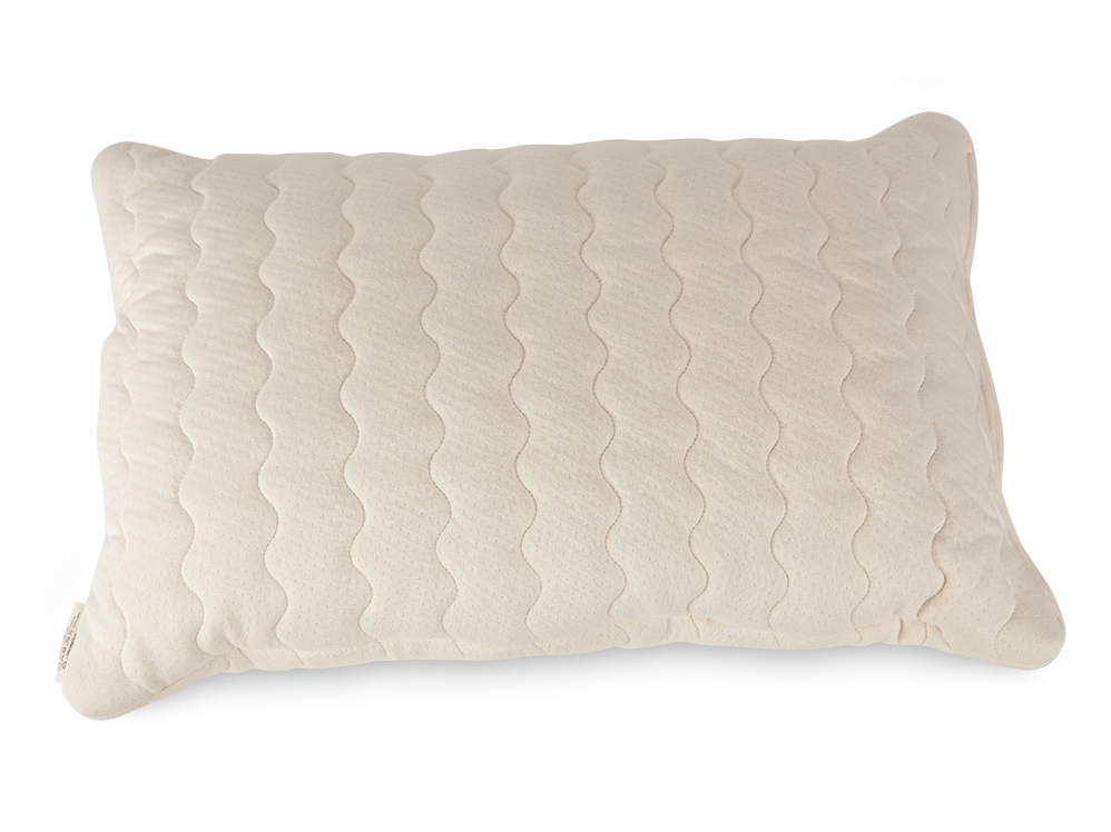 Schlafkissen mit Latexflocken, 10 % Baumwolle-Doppelstricksteppstoff