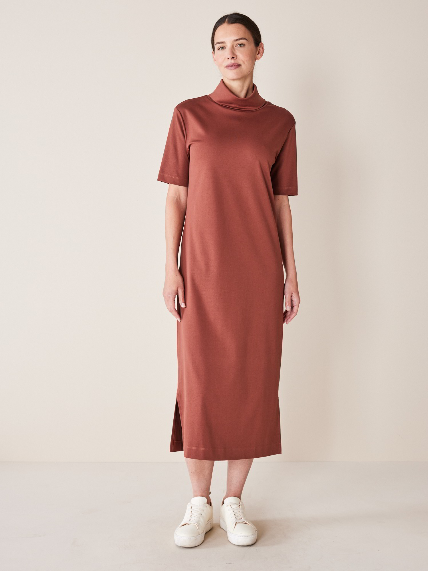 Kleid, 100 % Bio Baumwolle, 26 maroni