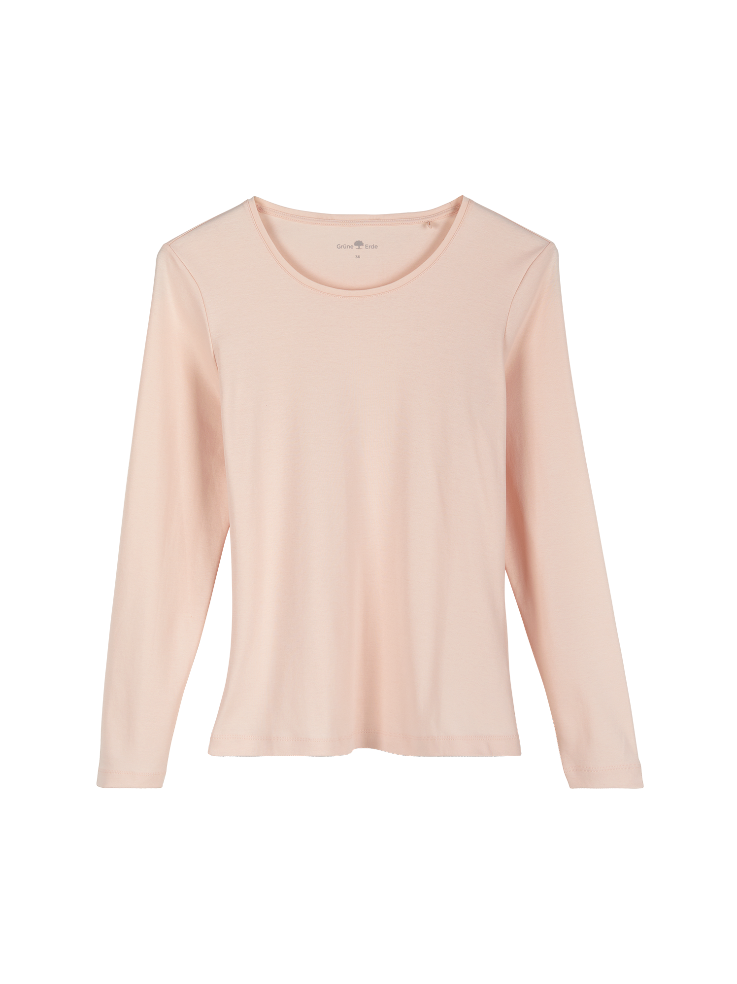 Langarmshirt aus Bio-Baumwolle, light rose