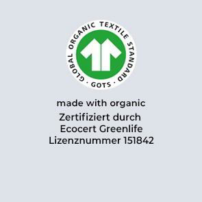 GOTS "made with organic“ LOGO