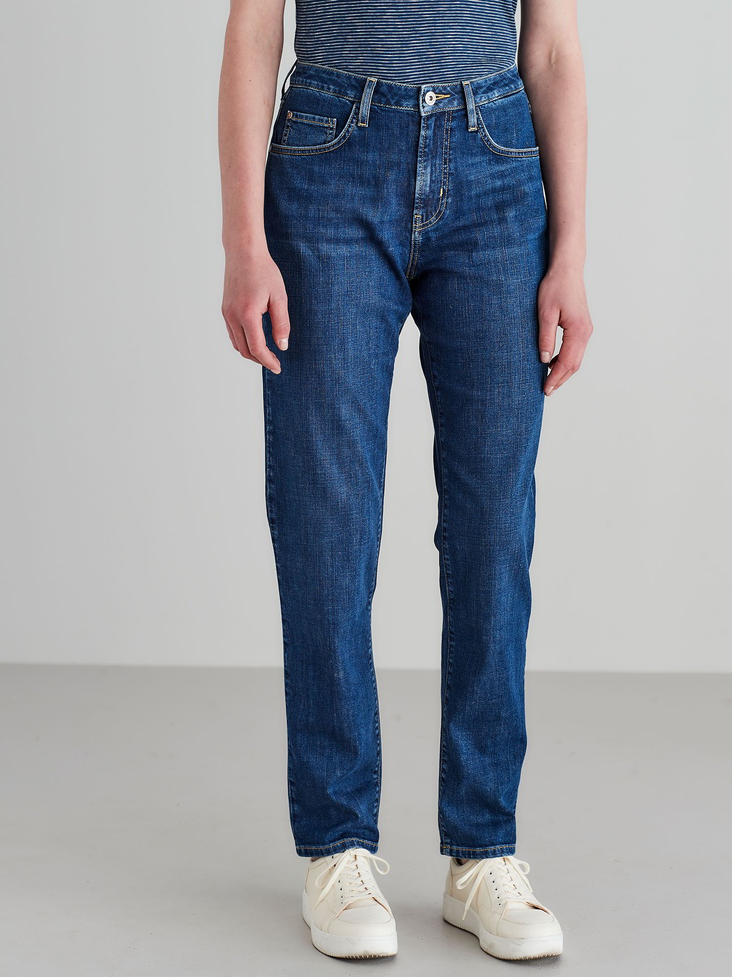 Relax Jeans, 35 mittelblau denim