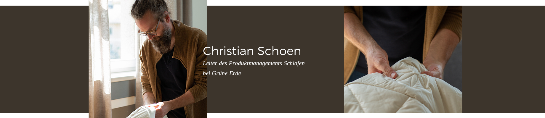 Erfahren Sie mehr: Produktmanagement Schlafen Christian Schoen