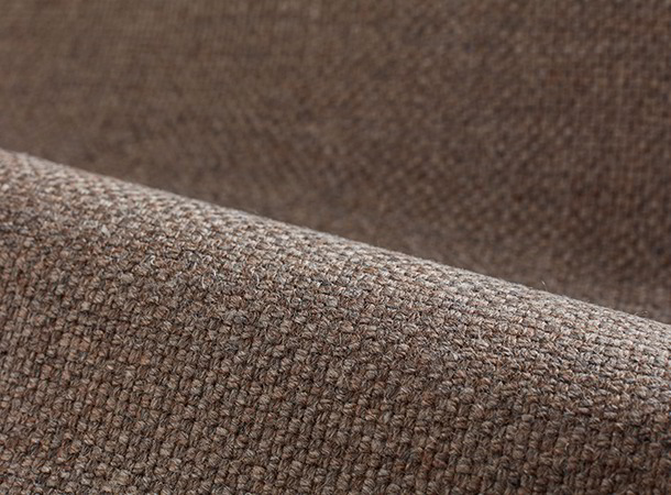 Möbelstoff Kaland Torf - Gefertigt in Deutschland aus 100 % Schafschurwolle kbT, ökologisch gefärbt.