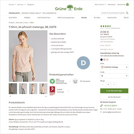 Transparenz und Verantwortung heißt für uns auch, sich Ihnen gegenüber als verlässlich, glaub- und vertrauenswürdig zu erweisen: Detaillierte Herkunftsnachweise im Webshop