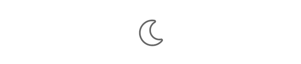 gezeichneter Mond als Symbol