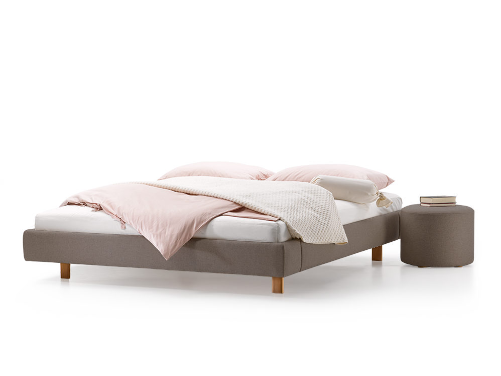 Polsterbett Abito ohne Betthaupt Torf Polsterbett Abito ohne Betthaupt Torf