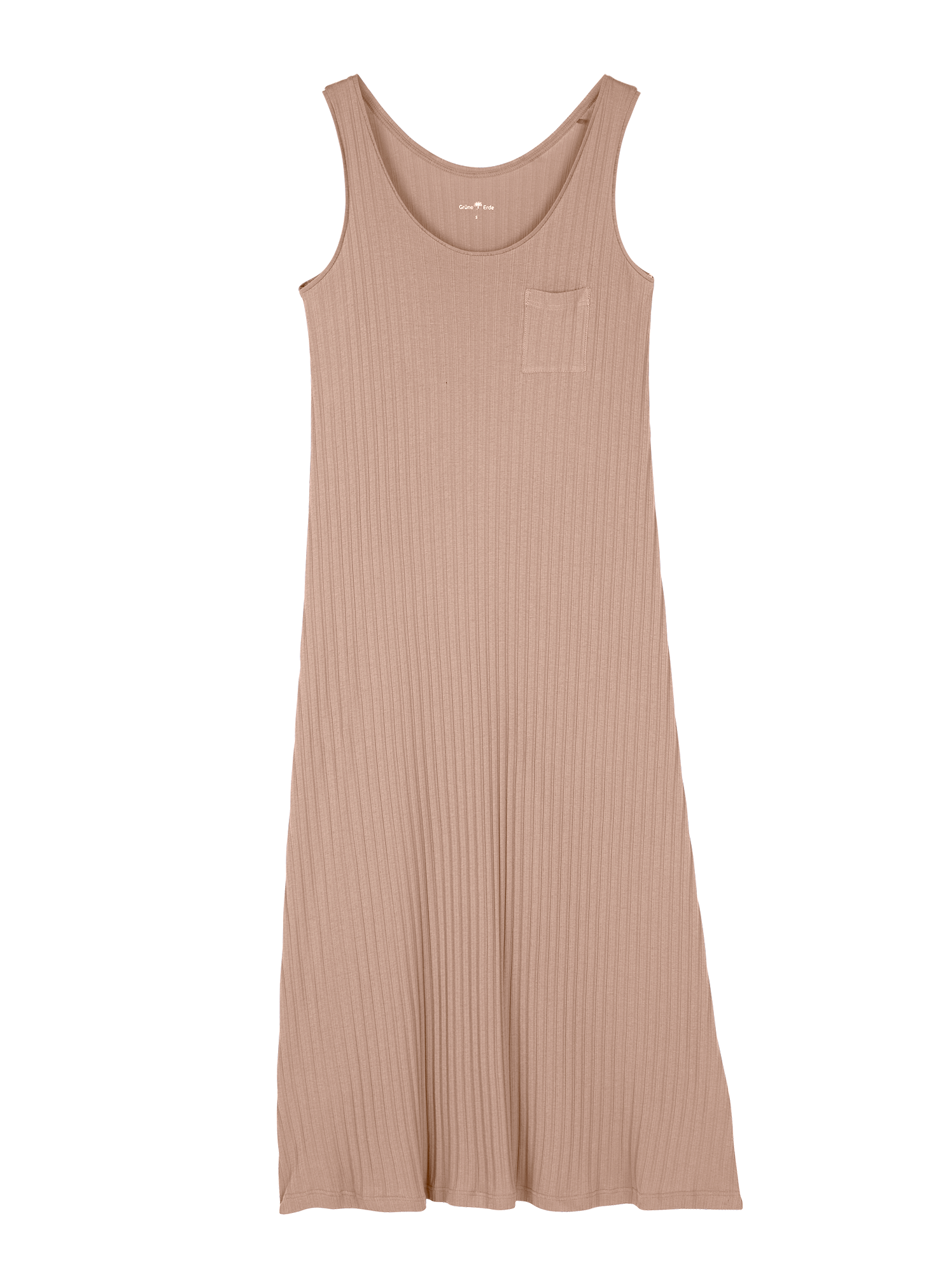 Kleid aus Bio Baumwolle, toffee