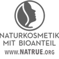 Natrue Logo Zertifizierung mit Bioanteil