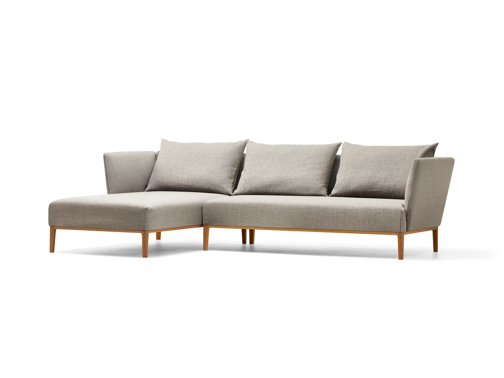 Lorea Lounge Sofa  Breite 265 cm Gr ne Erde
