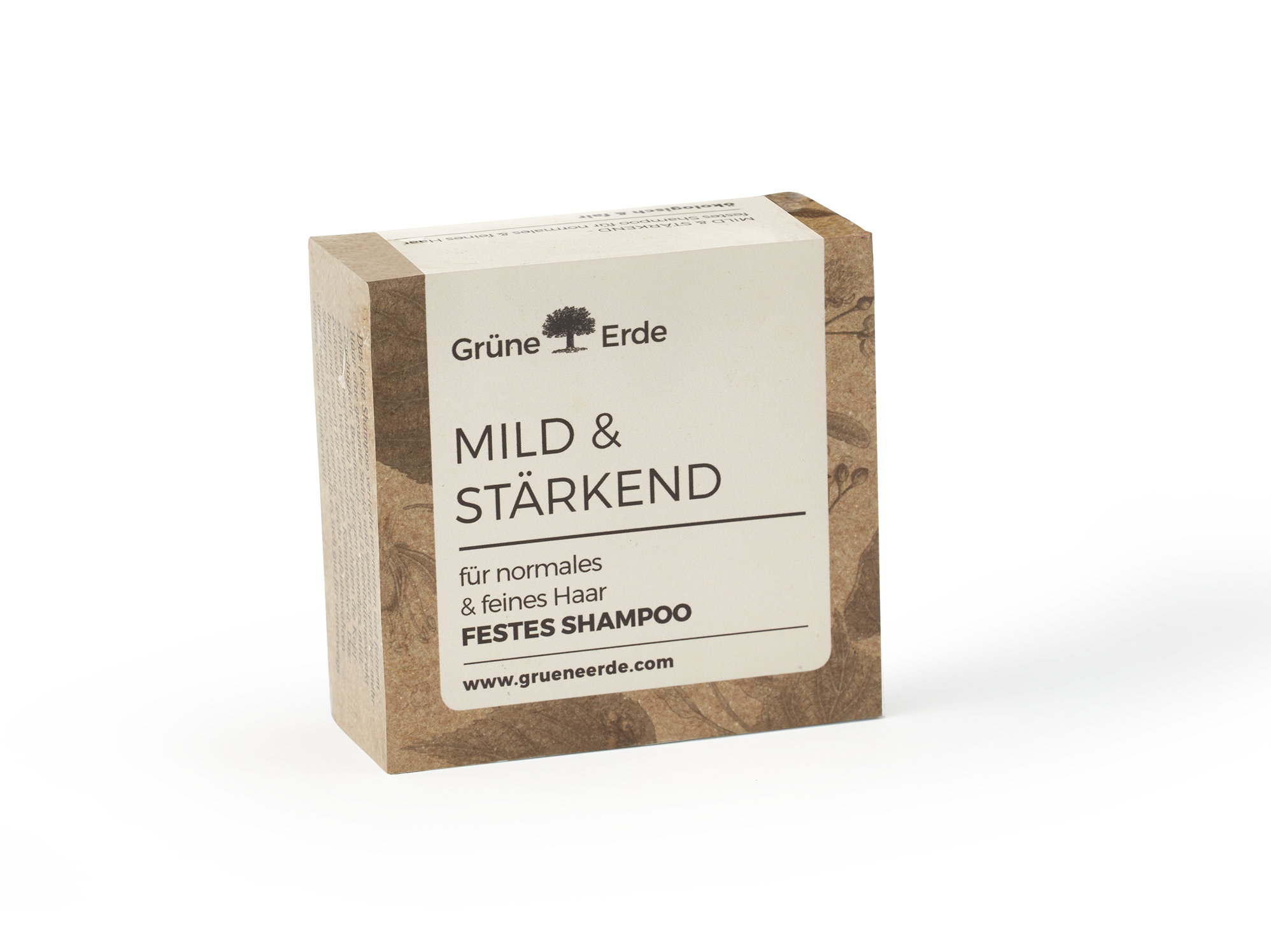 Mild Starkend Festes Shampoo Fur Normales Feines Haar 80 G Grune Erde