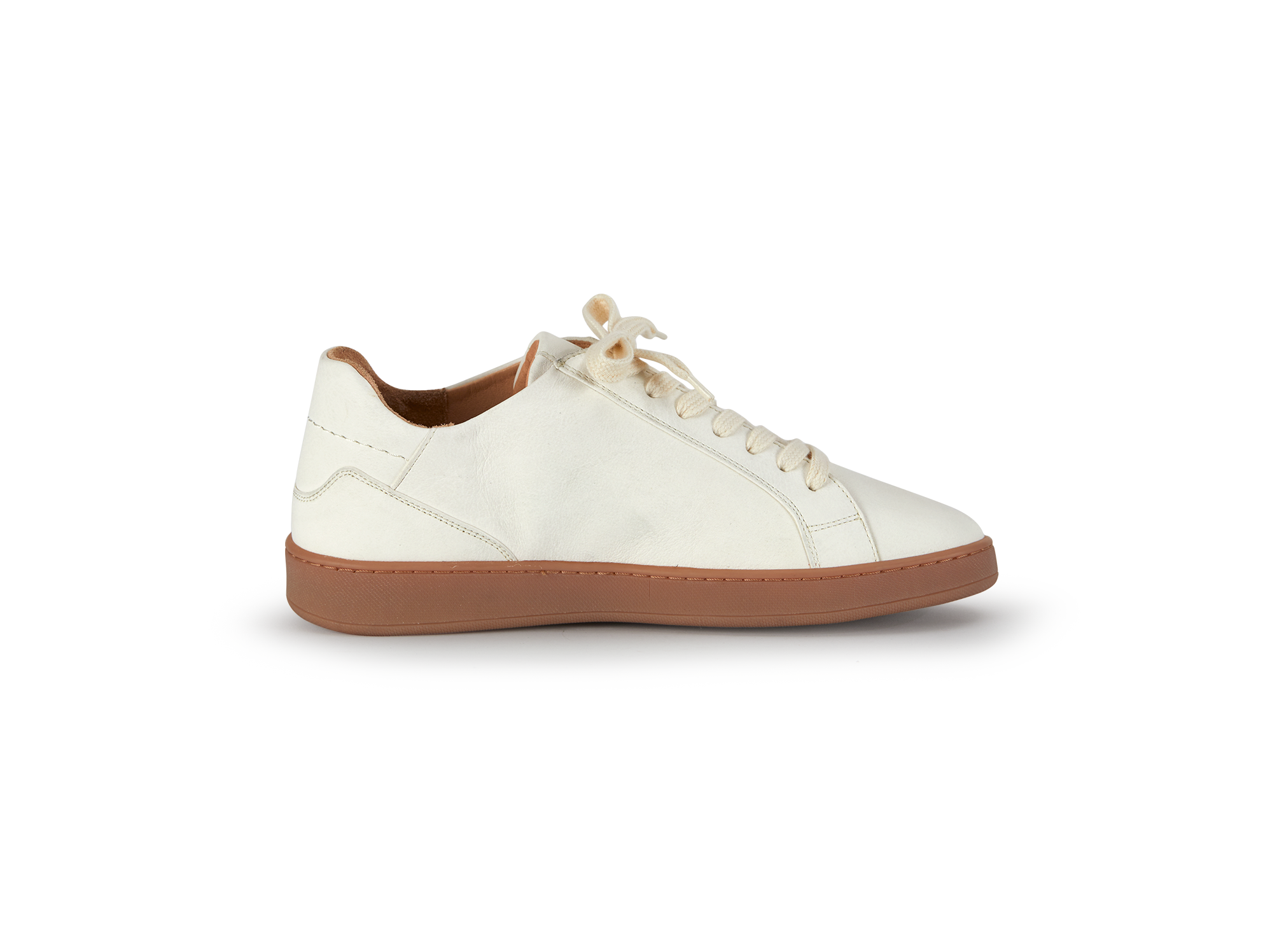 Ledersneaker, off white