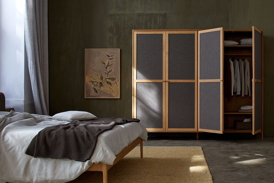 Bett Tenso und Kleiderschrank Tenso
