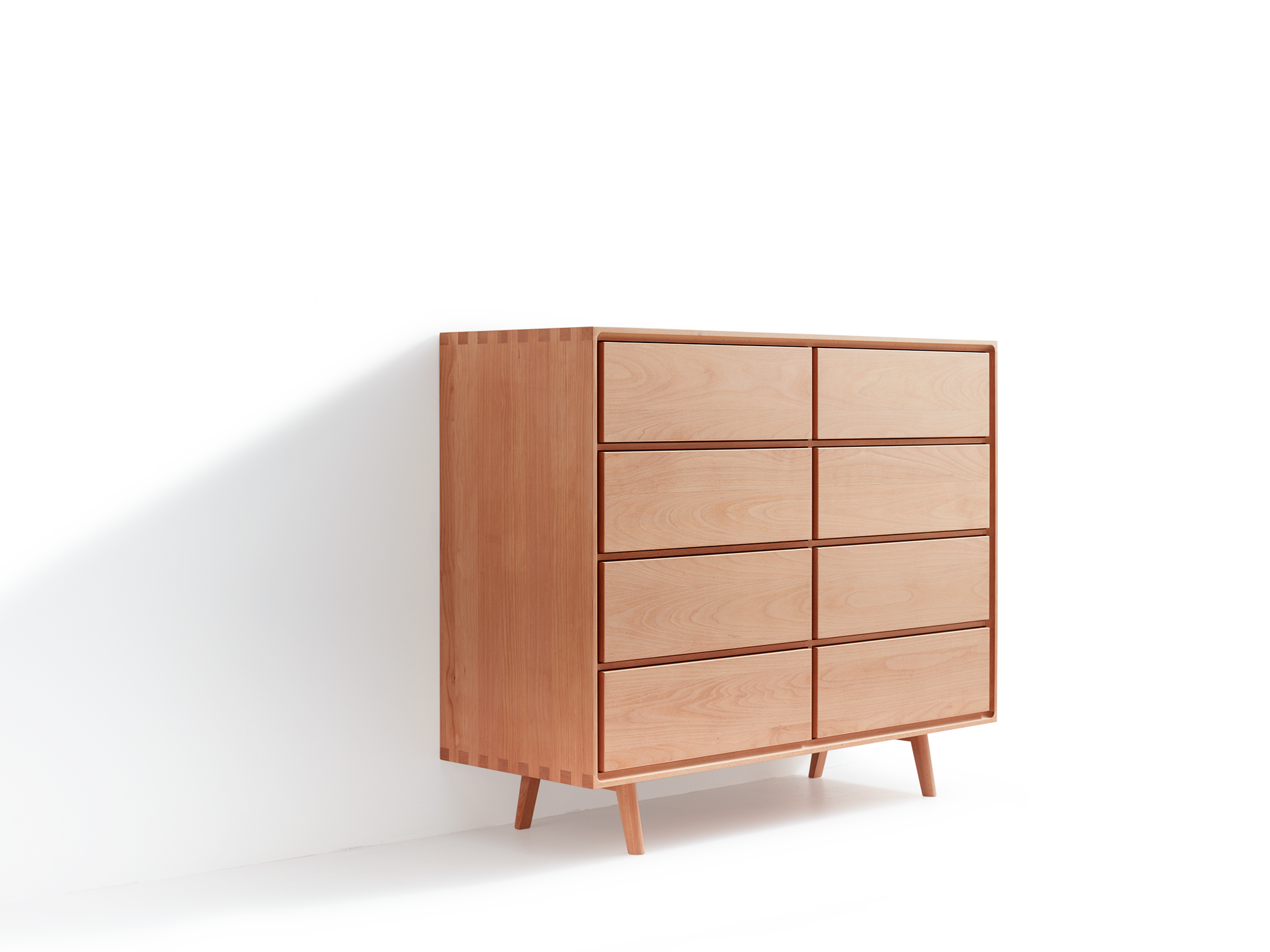 Highboard Tesoro mit 8 Laden,  Buche