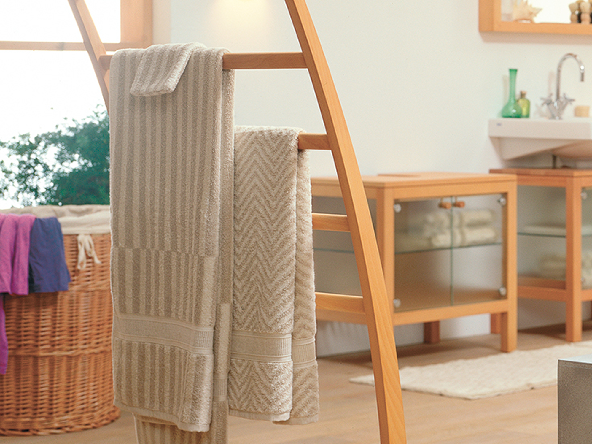 Handtuchhalter Stander Holz