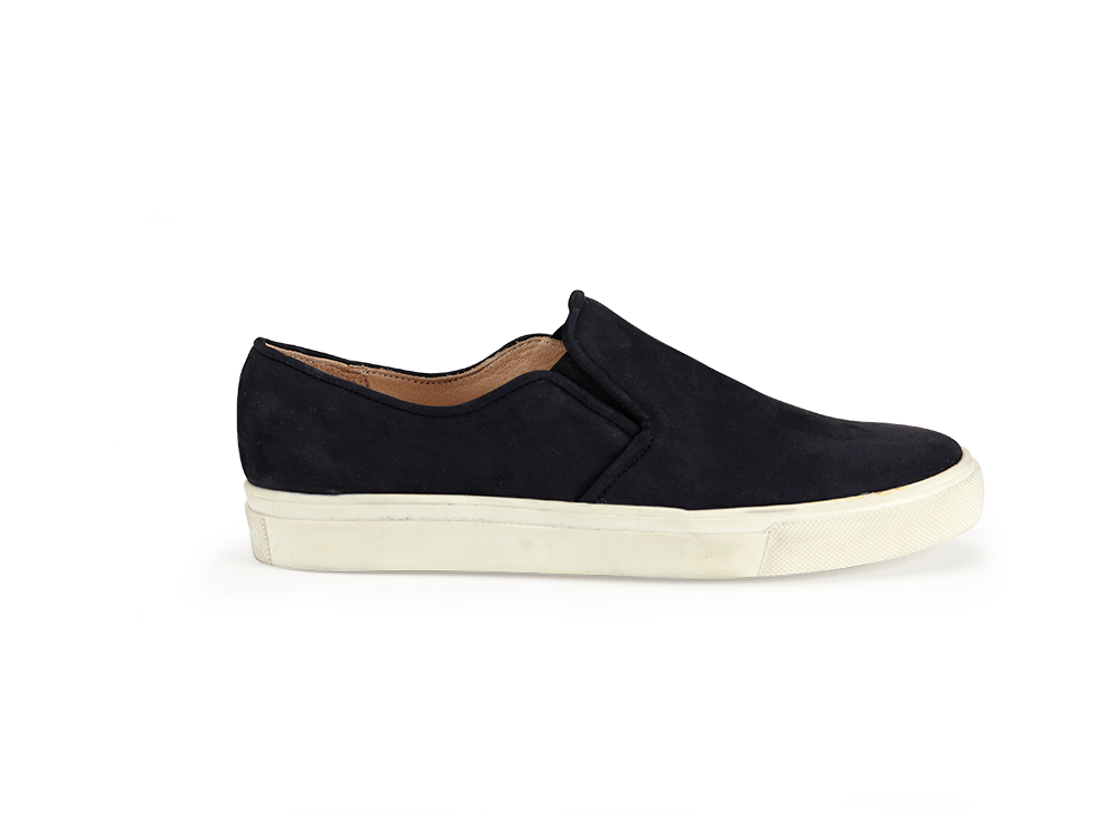 Lederslipper dunkelblau Lederslipper dunkelblau