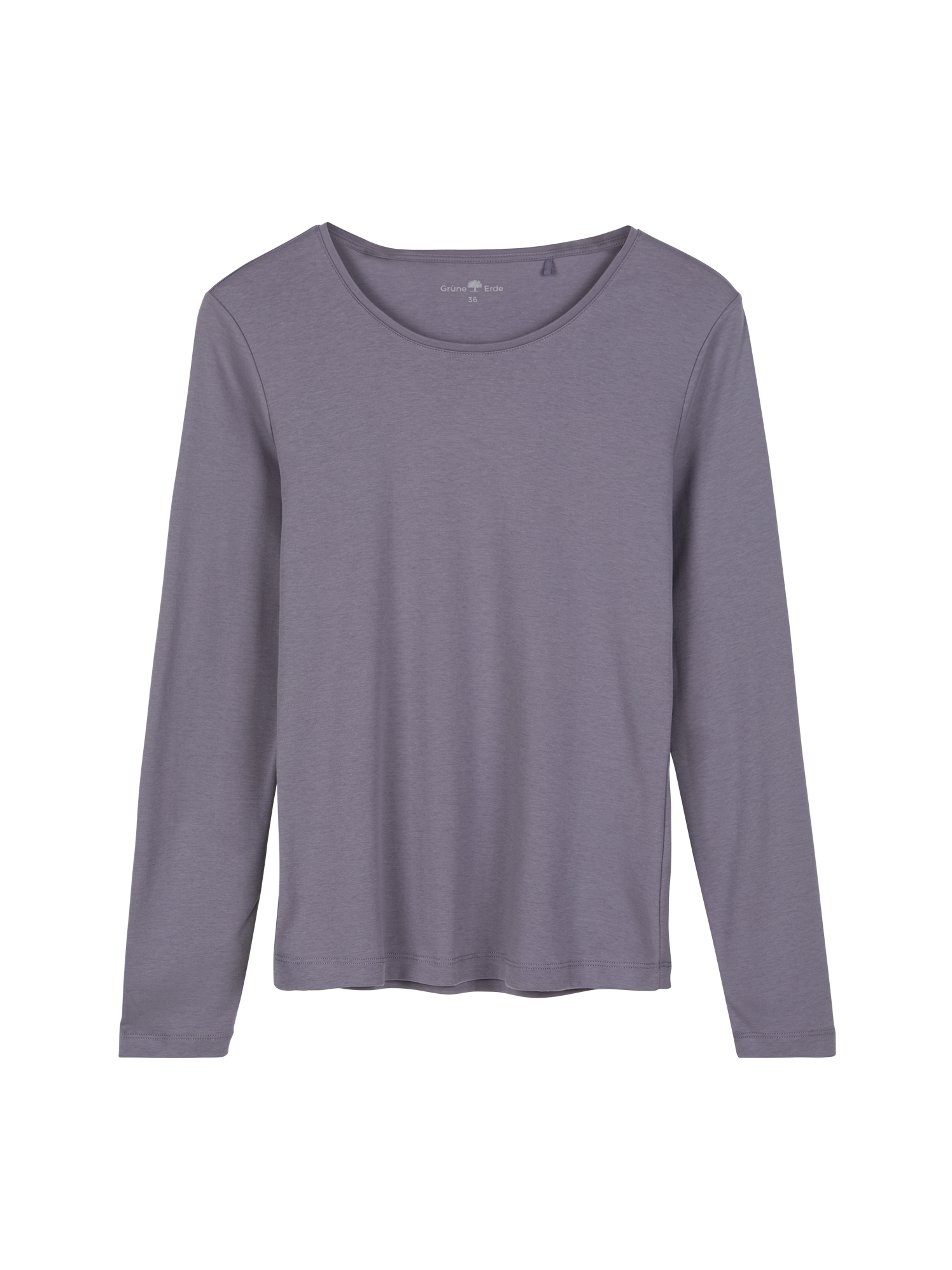 Langarmshirt aus Bio-Baumwolle, mauve