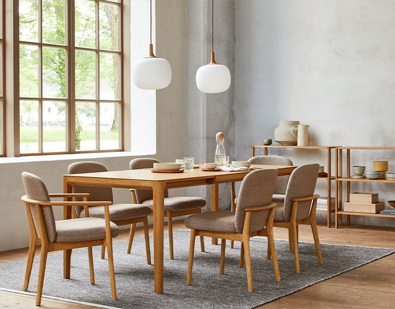 Bequemes Essen mit Grüne Erde Möbeln