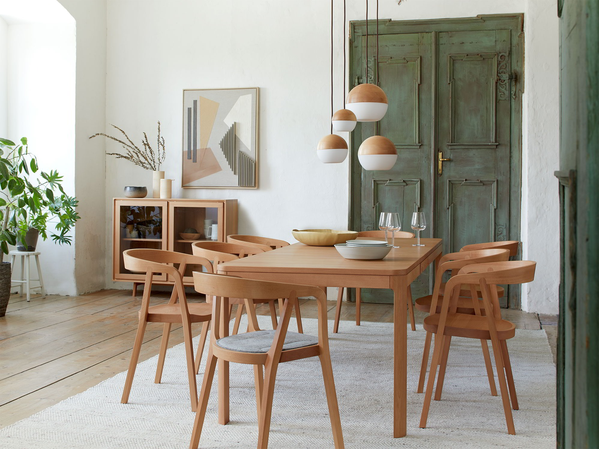 Esstisch Tonda – anregendes Ambiente | Grüne Erde