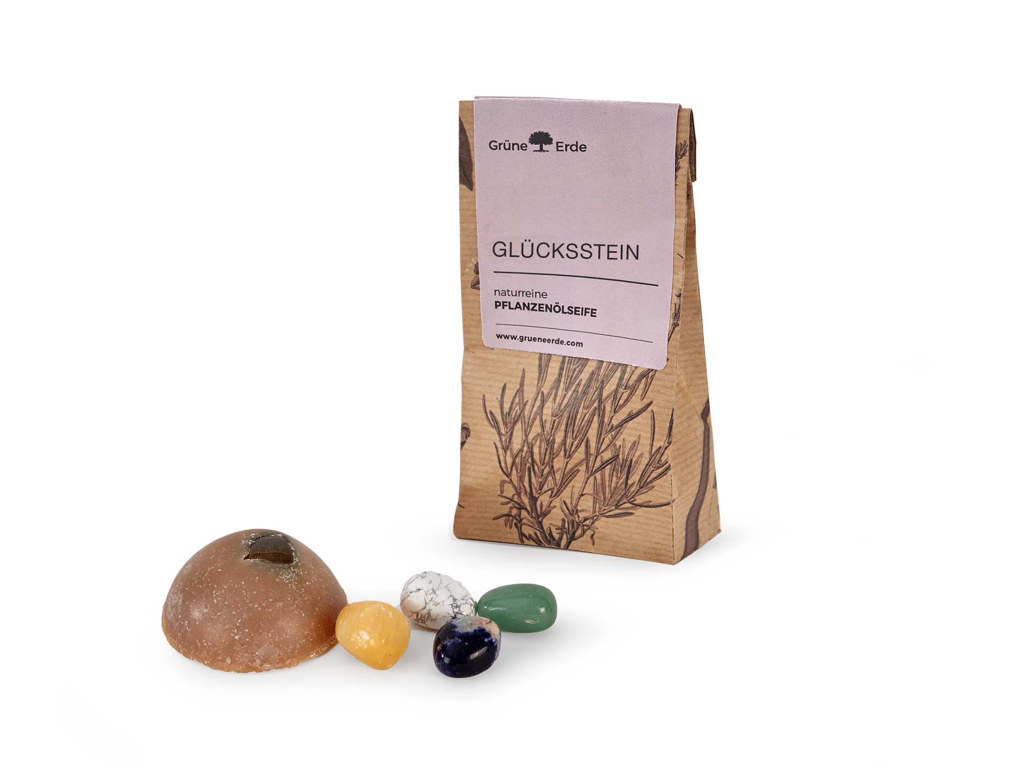 GLÜCKSSTEIN naturreine Pflanzenölseife GLÜCKSSTEIN naturreine Pflanzenölseife