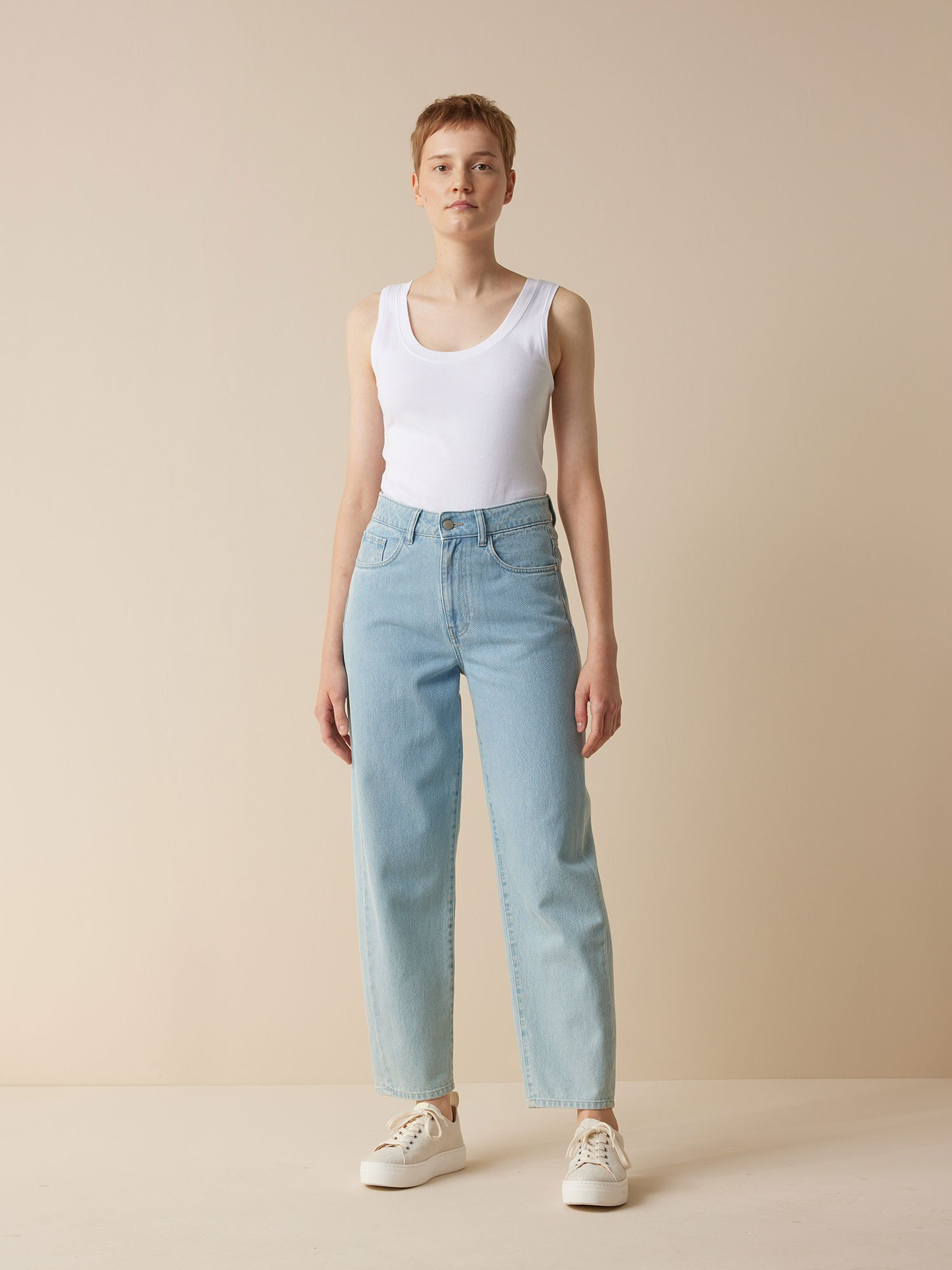 Jeans Relax, 100 % Bio-Baumwolle, light blue denim