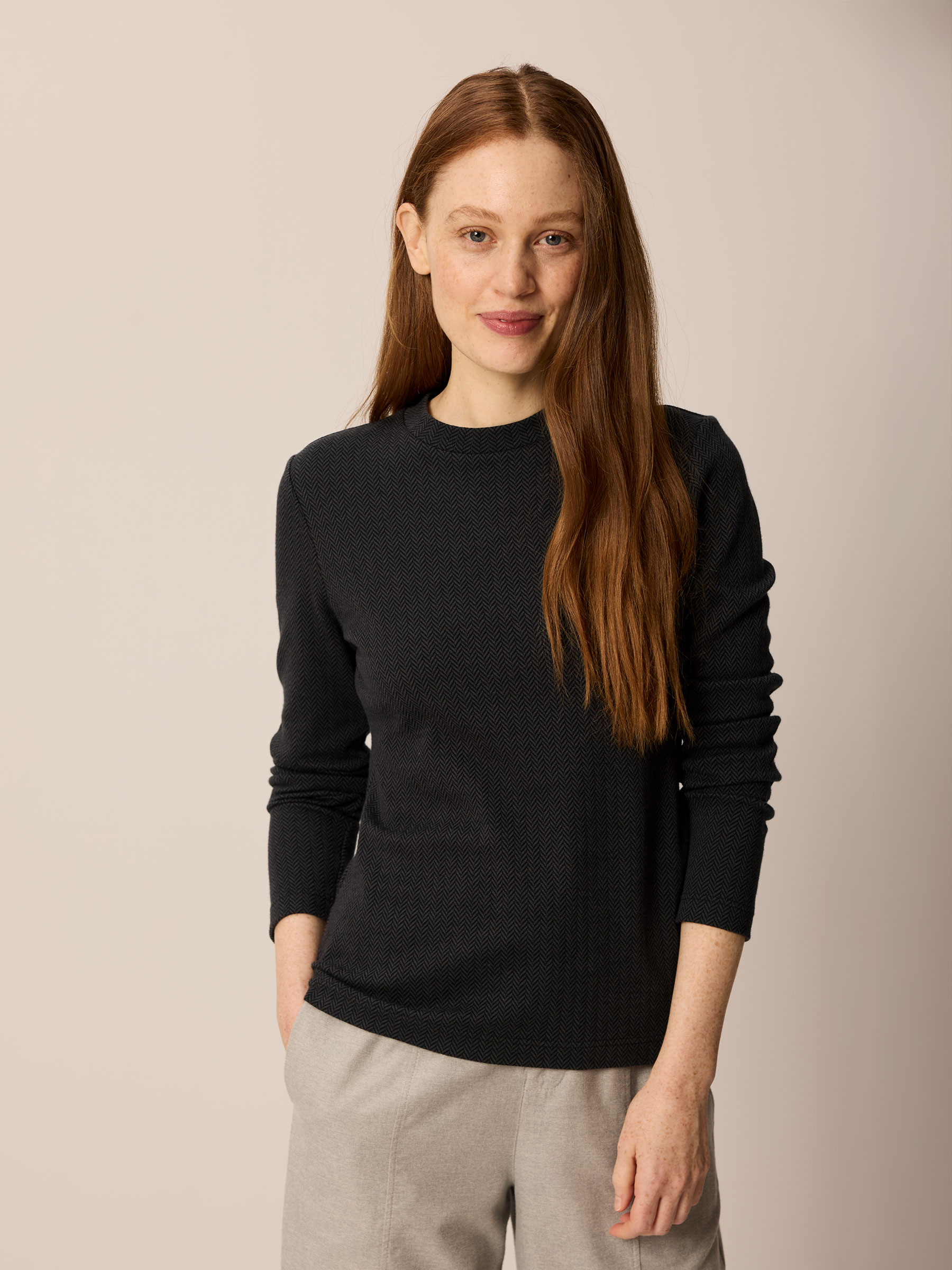 Langarmshirt aus Bio Baumwolle