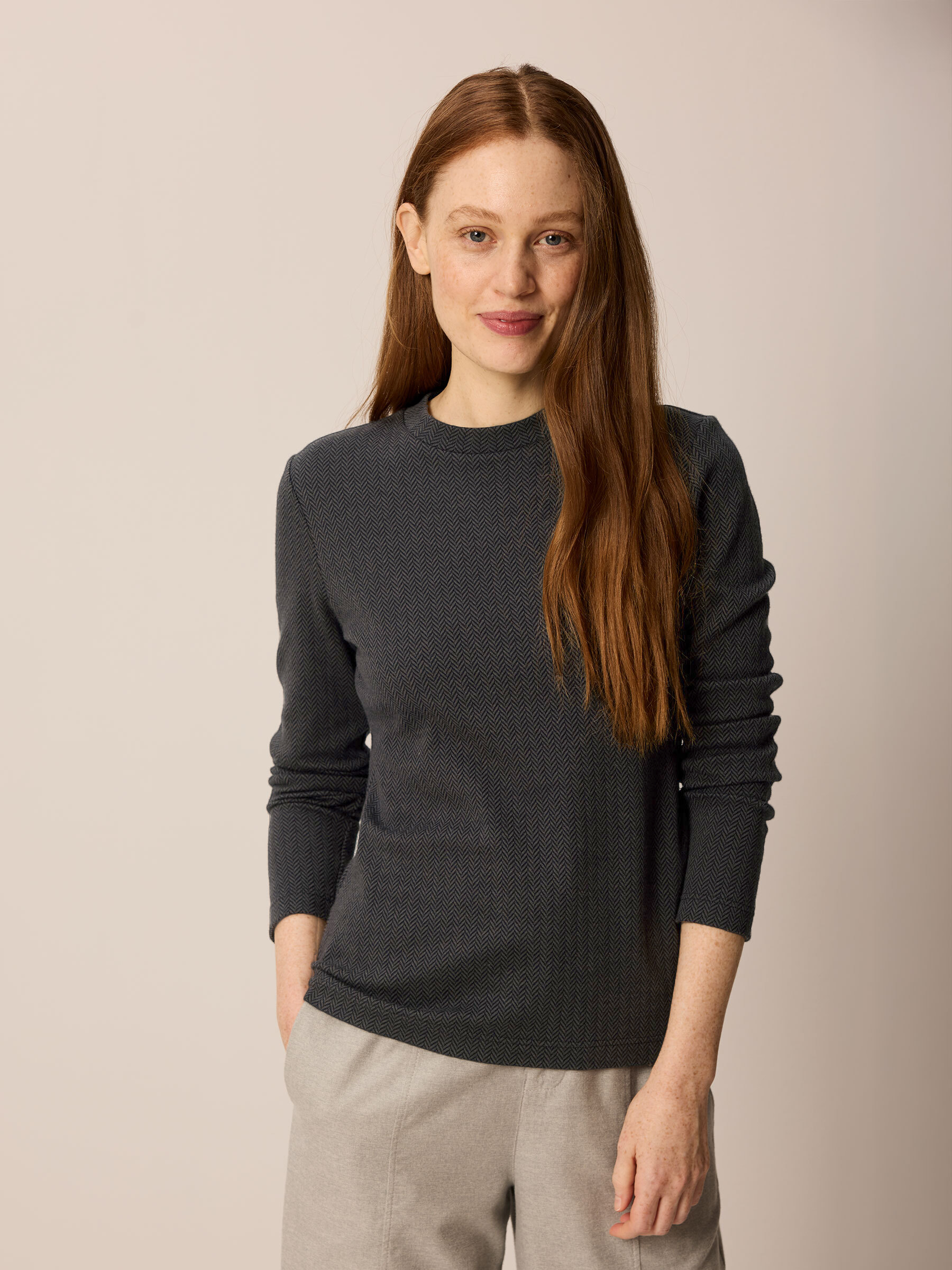 Langarmshirt aus Bio Baumwolle