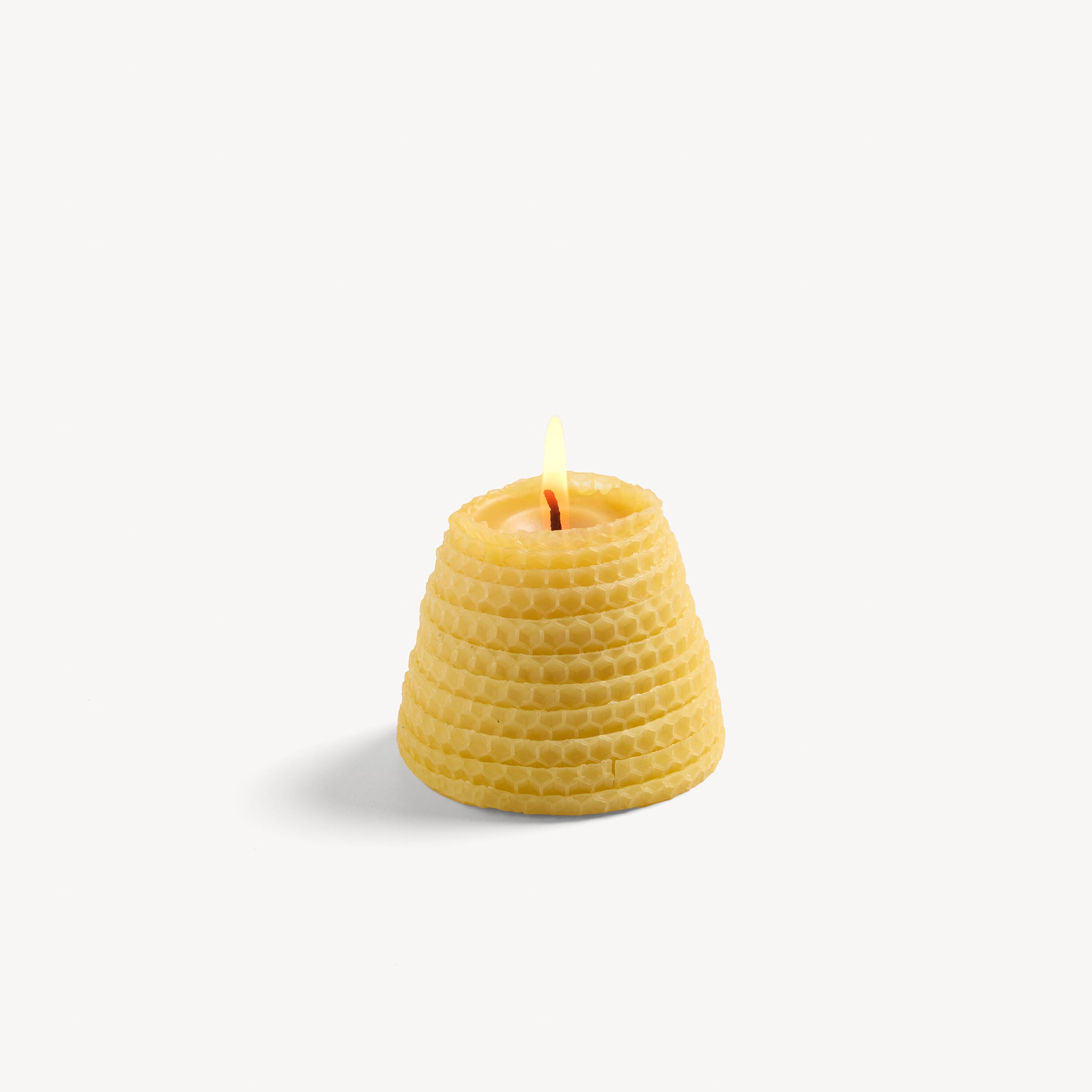 Wabenkerze Pyramide aus Bienenwachs