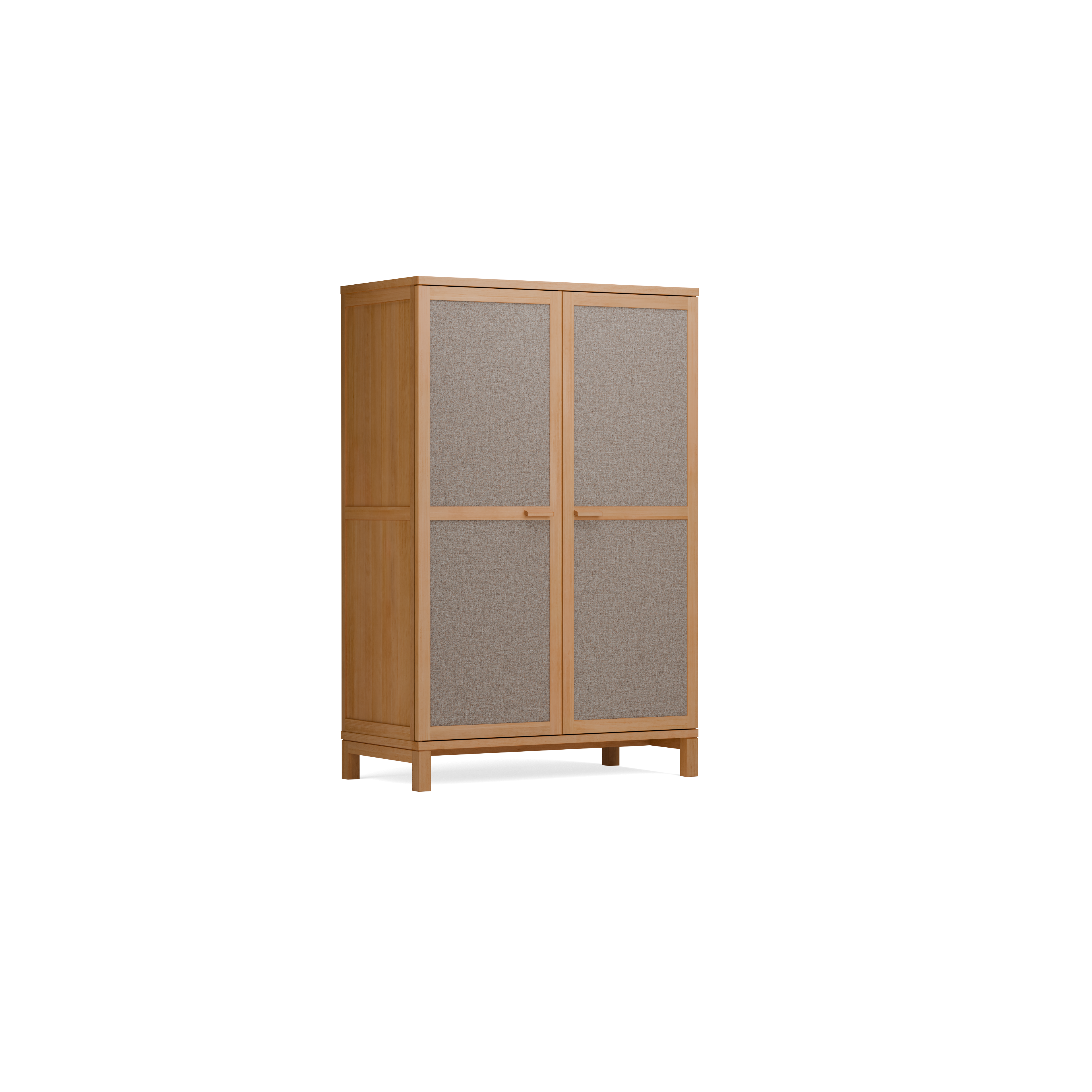 Kleiderschrank Kurami mit Drehtüren 2-türig