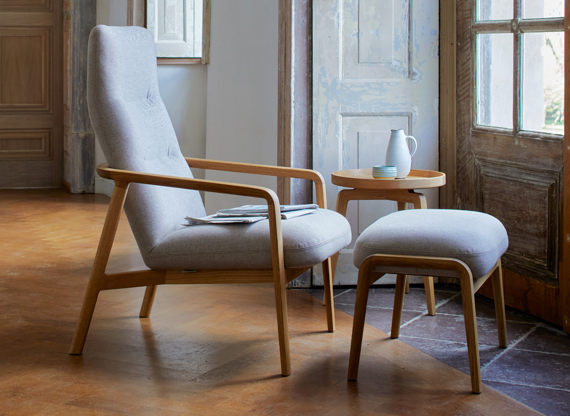 Hochlehner Ketil mit Hocker