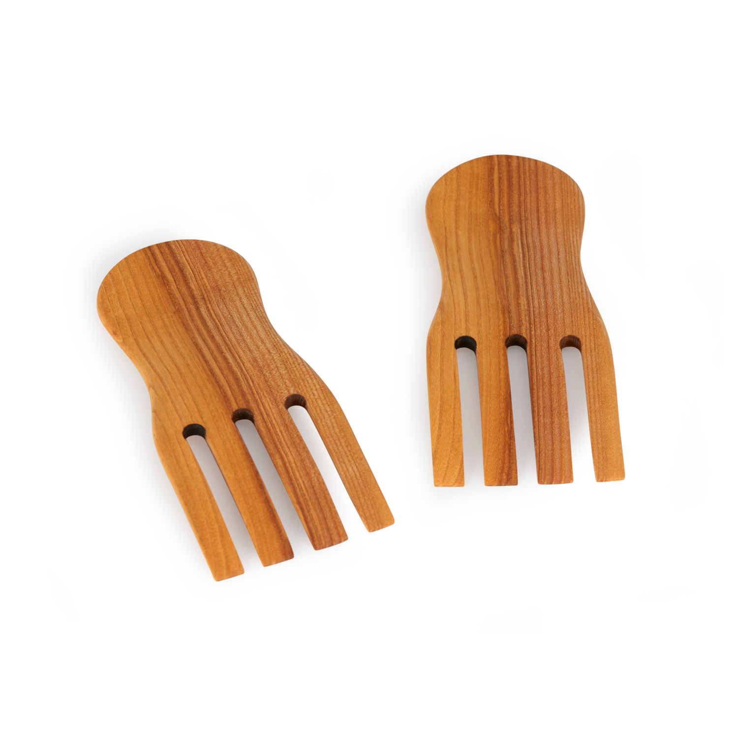 2 Stk. Salathände aus Eschenholz