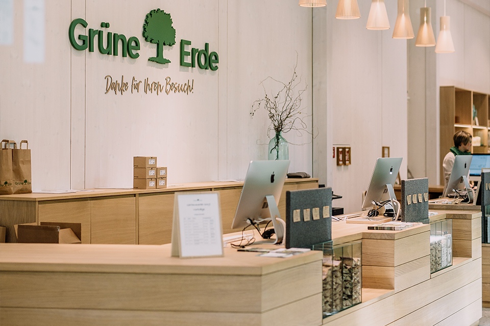 Grüne Erde-Welt Kassen