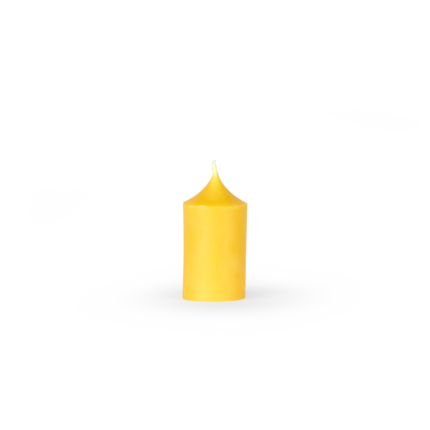 Stumpenkerze aus Bienenwachs