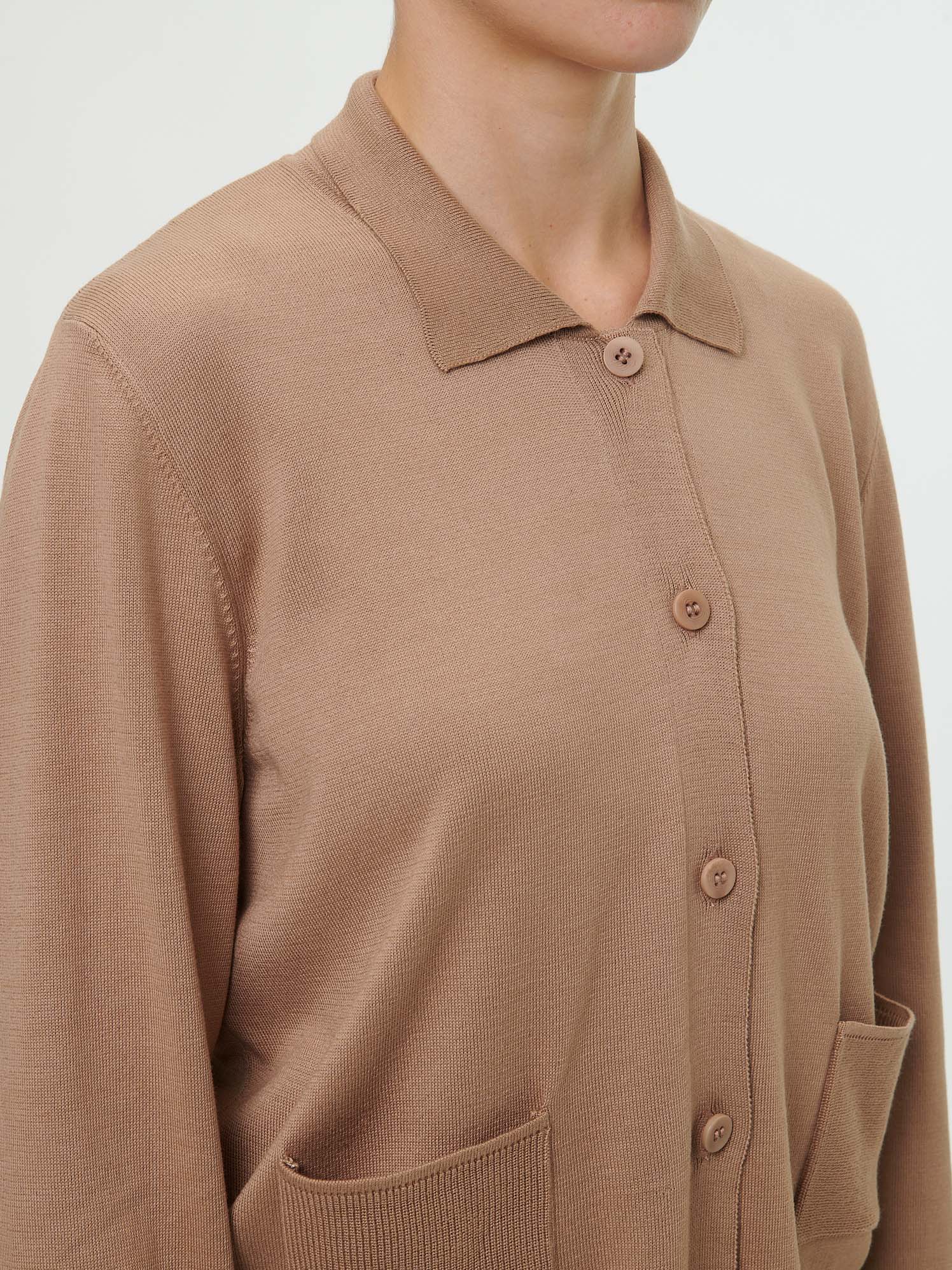 Strickjacke aus Bio-Baumwolle