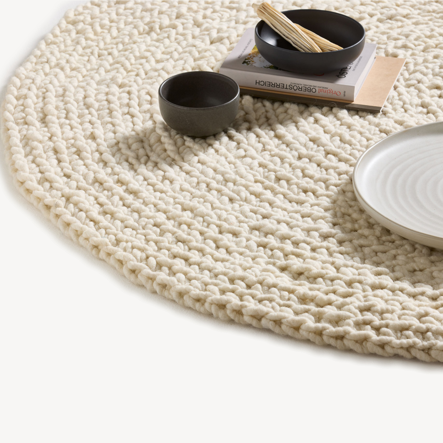 Wollteppich Maglia 100% Schafschurwolle