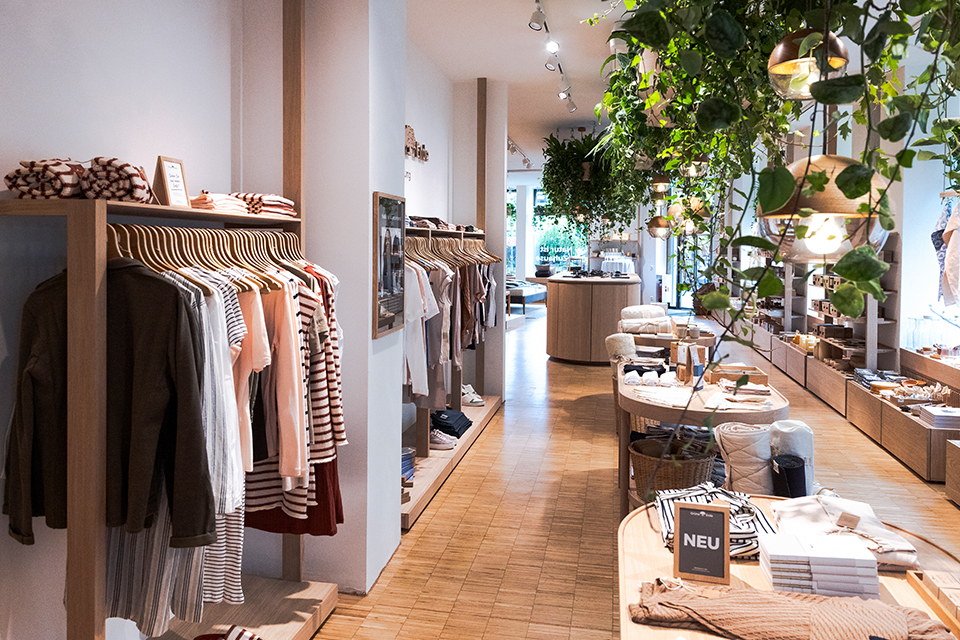 Modeoutlet im grüne Erde Store in München