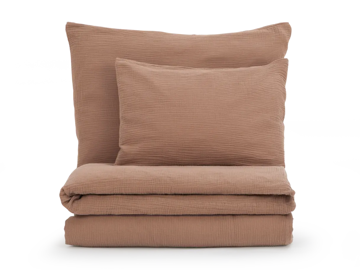 Bettwäscheset Vivien aus Baumwolle, Musselin, GOTS