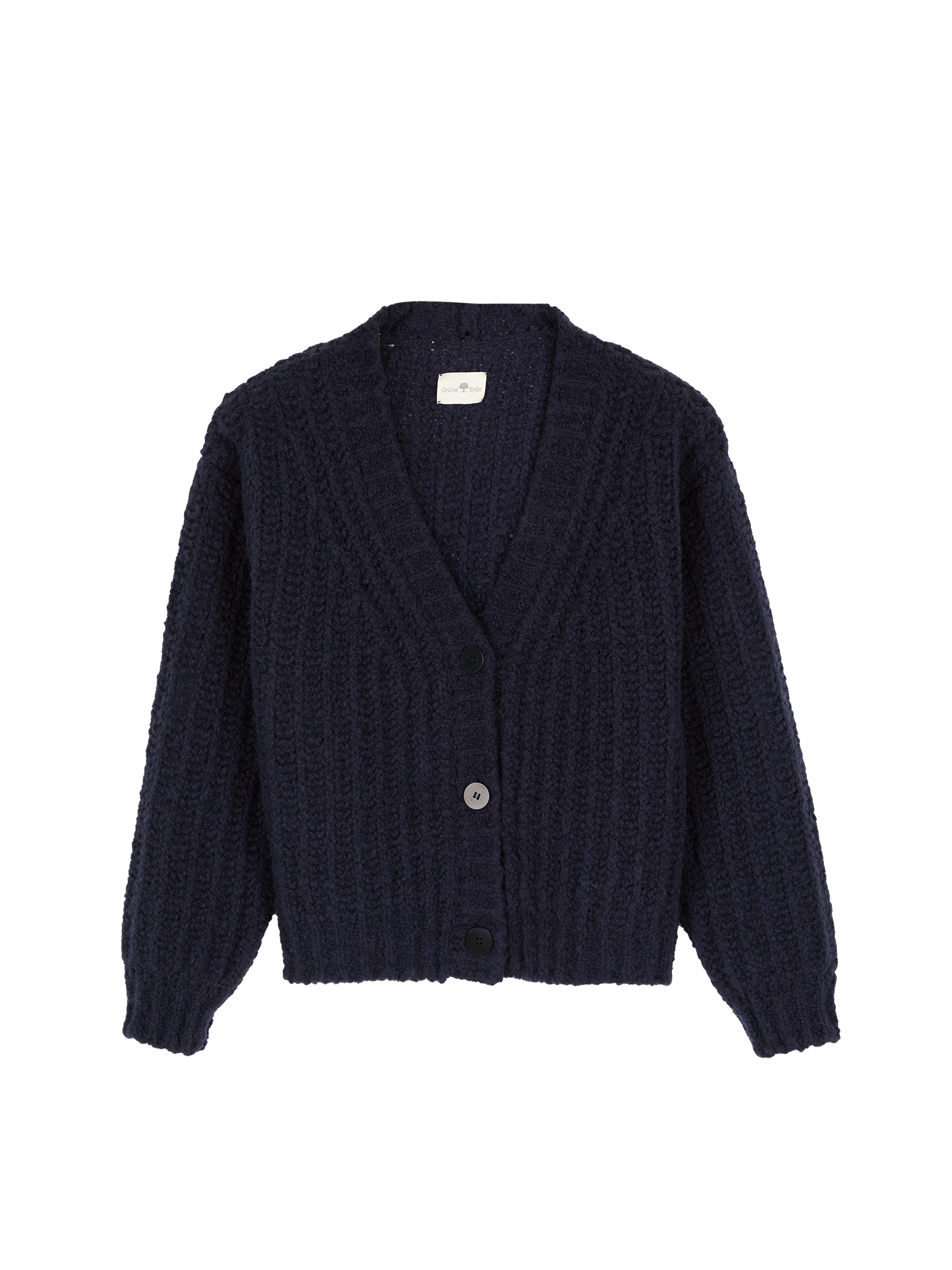 Strickjacke aus Bio-Wolle