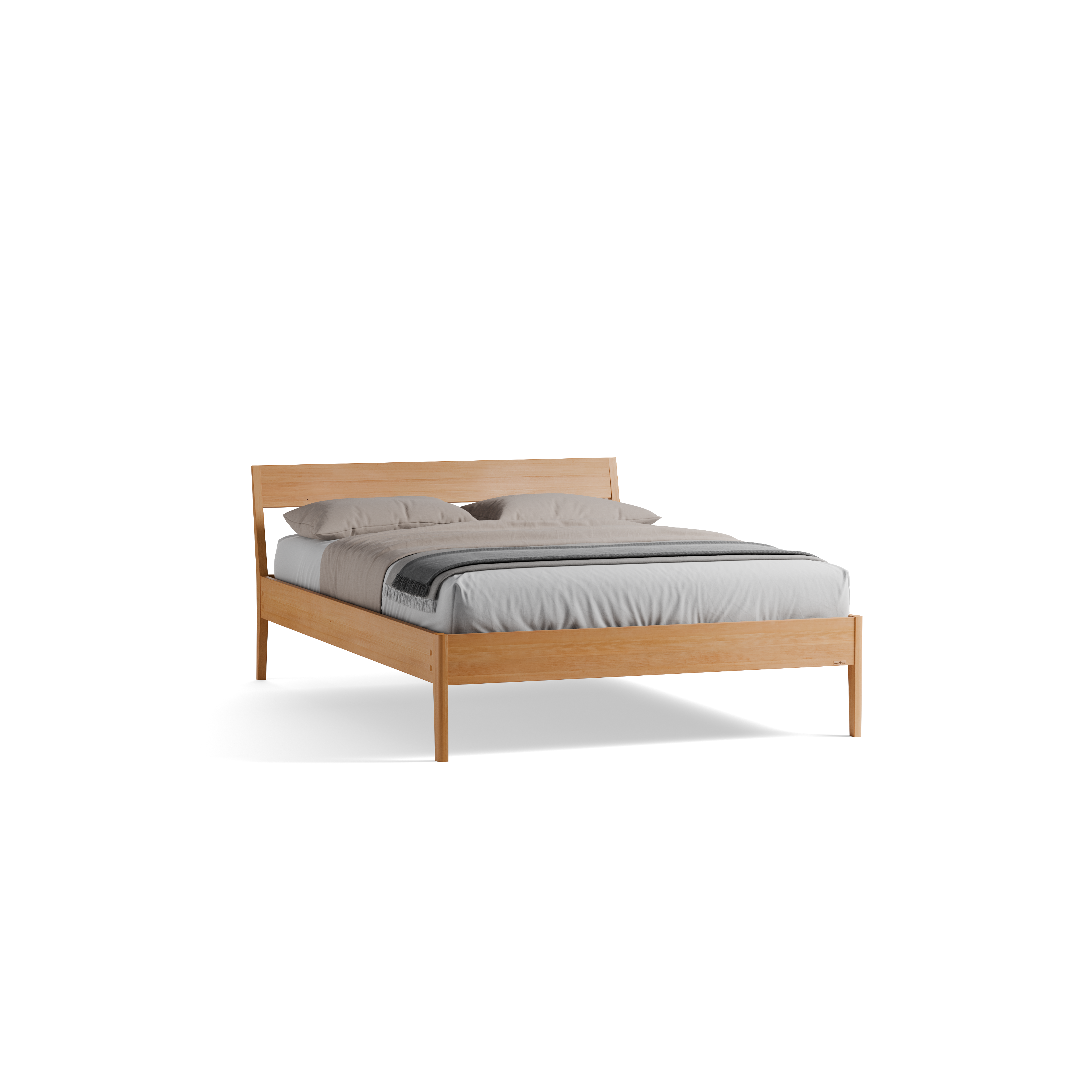 Bett Almeno mit Steg - Betthaupt