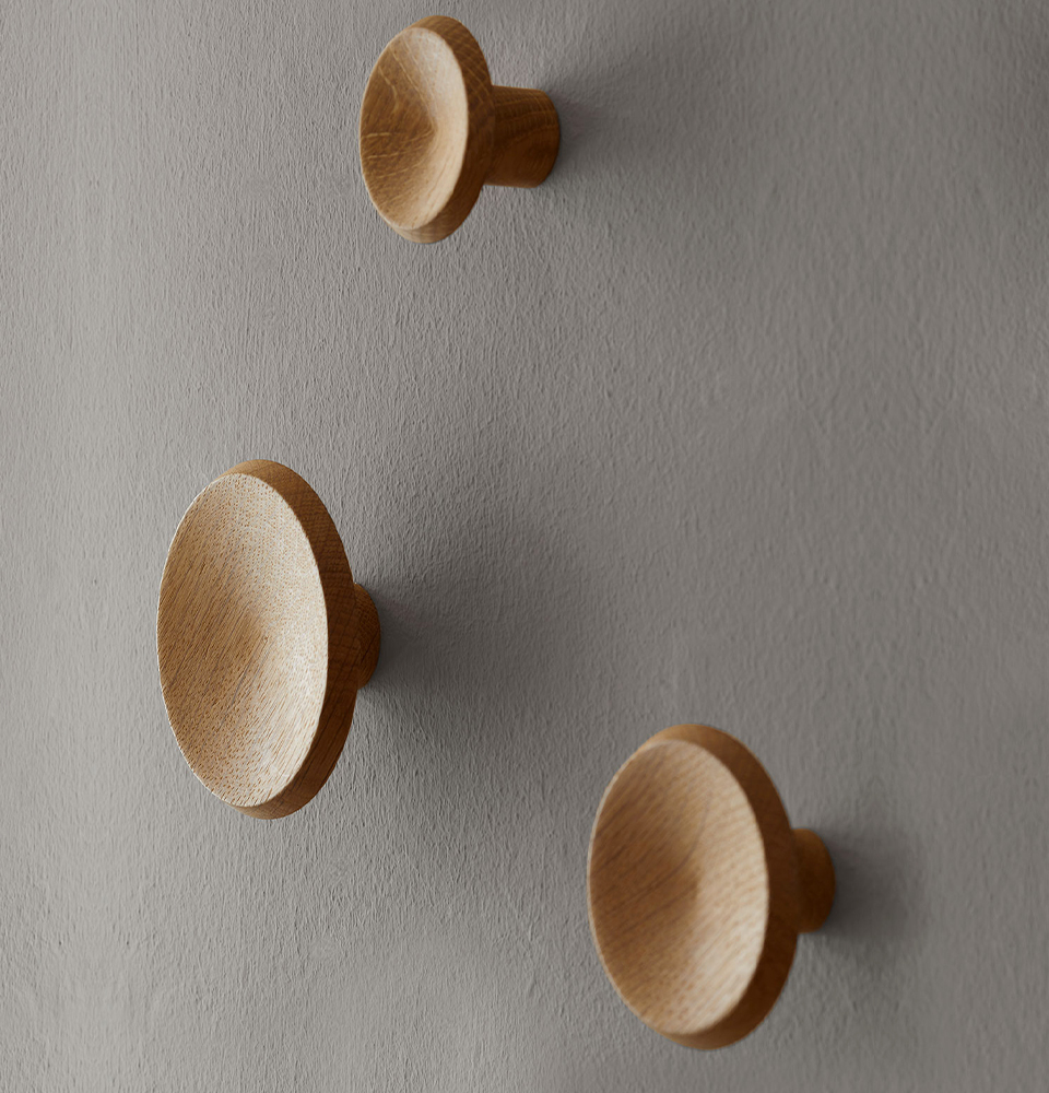 Garderobenknopf Punto in 3 Größen