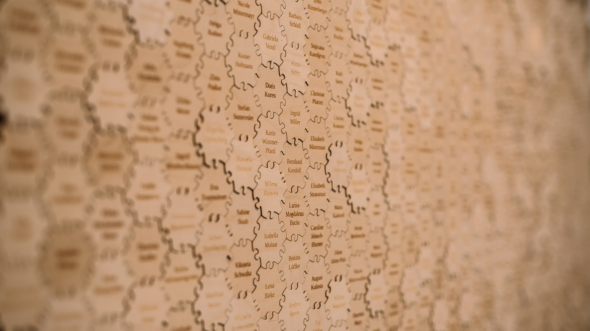 Puzzle aus Namen von Grüne Erde Mitarbeitern