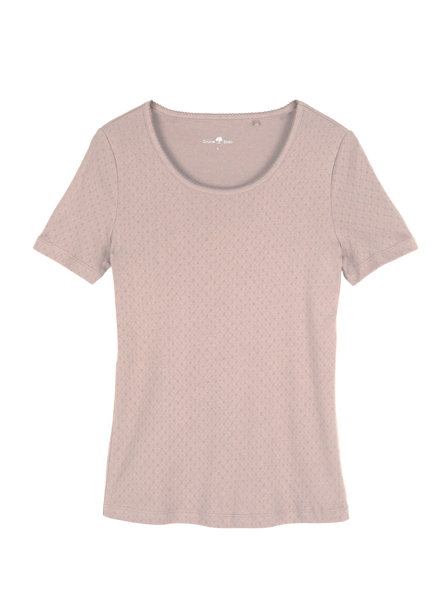 Schlafshirt Kurzarm aus Bio-Baumwolle